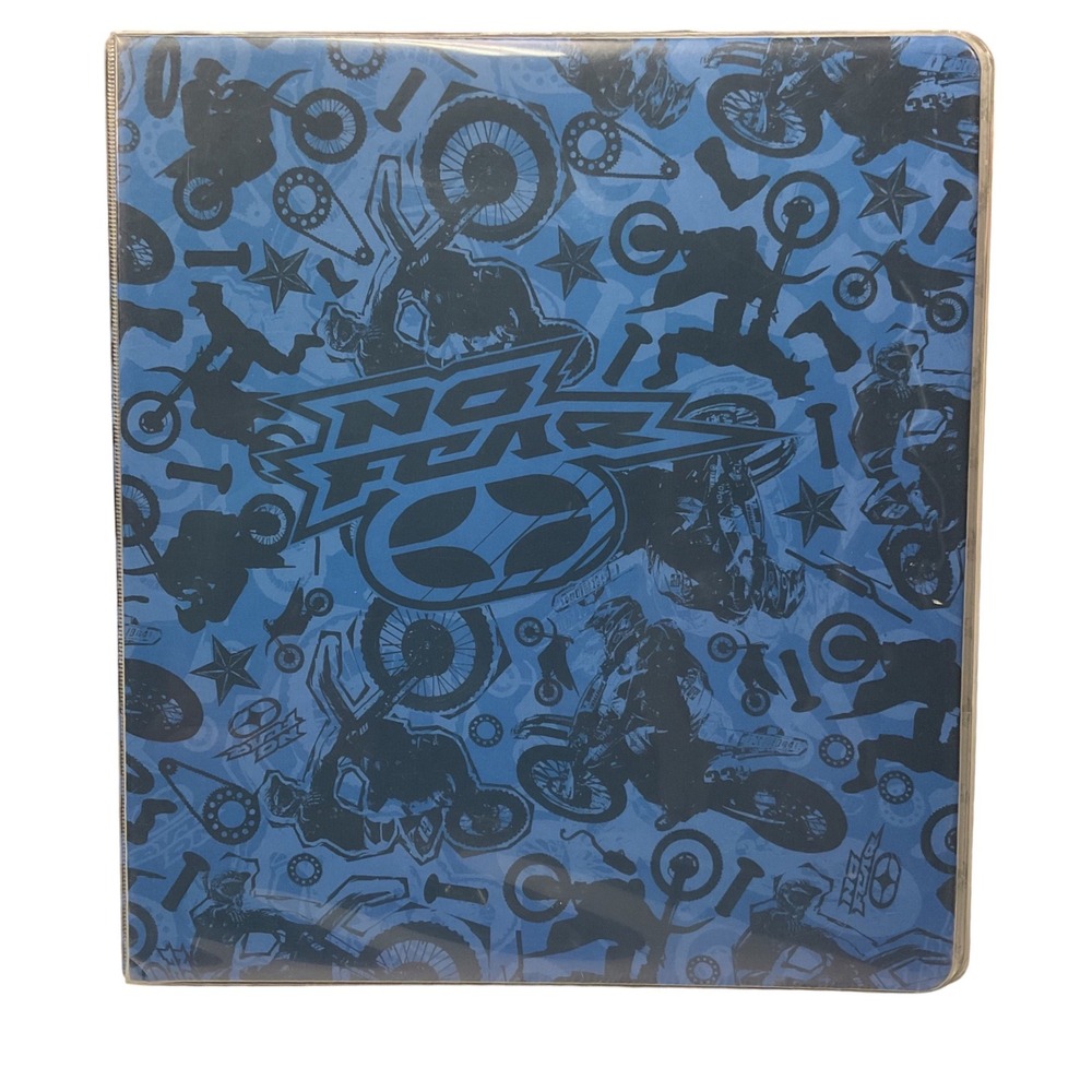 No Fear‎ Empty 3 Round Ring School Office Organizer Binder One Size